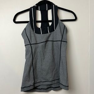 Lululemon racer back mesh tank